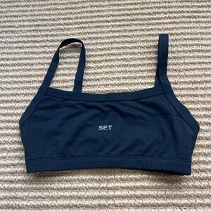 SET ACTIVE Black Sportbody Bra Size Small
